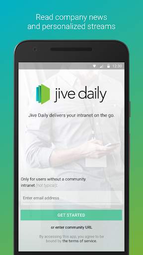 Jive Daily Hosted screenshot 1