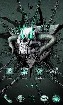 Hell Skull GO Launcher Theme screenshot 1