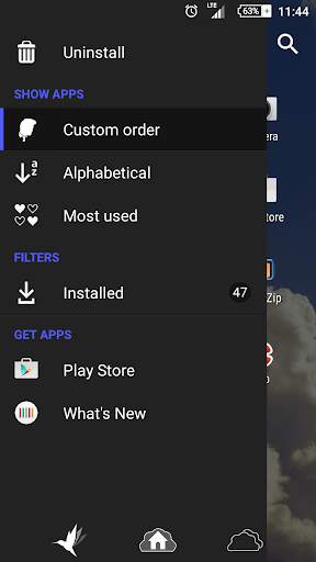 Clouds Xperia Theme screenshot 3