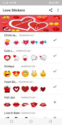 Love Stickers for Whatsapp : W screenshot 2