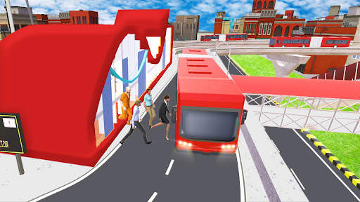 Real Metro Bus Game : City Bus Driving Simulator screenshot 4