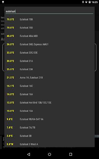 SatFinder screenshot 12