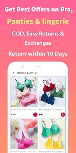 Bra Shopping App - Buy Bra & Lingerie @Best Price screenshot 1