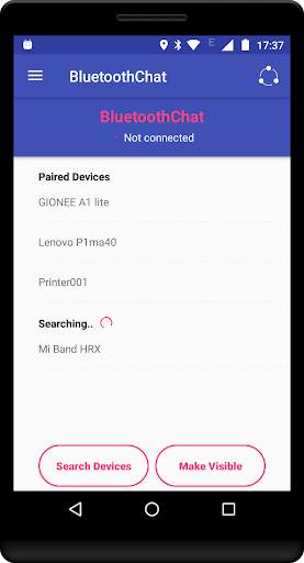 Bluetooth Chat (Messenger) screenshot 1