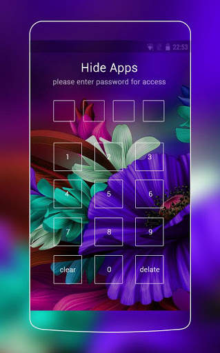 Ungu Mekar: Bunga peluncur untuk tema Samsung S6 screenshot 3