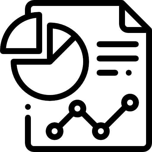 Table for Finance, Statistics and Accounts icon