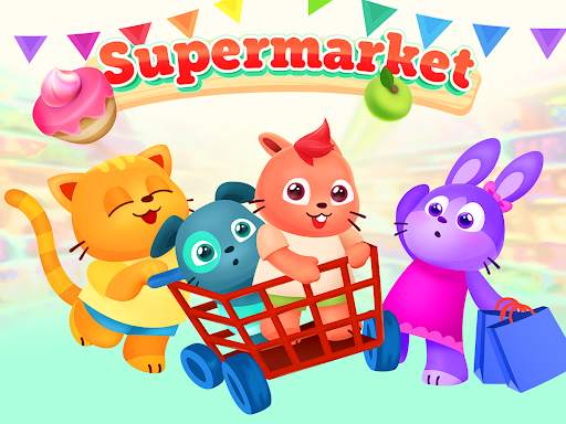 Supermarket Kids Shopping Game screenshot 4