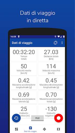 IterTrax Lite, registratore GPS per auto e moto screenshot 2