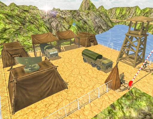 US Army Truck Driving - Military Transport Games screenshot 2