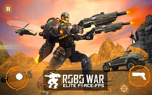 Real Robots War Gun Shoot 3D screenshot 1