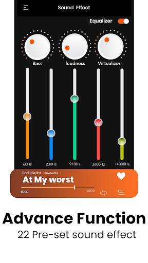 Music Player - Volume Booster And Equalizer screenshot 3