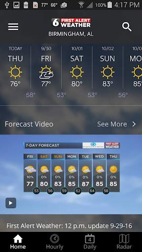 WBRC First Alert Weather скриншот 2