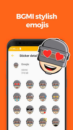 Stickers for WhatsApp BGMI Battlegrounds 2021 screenshot 1