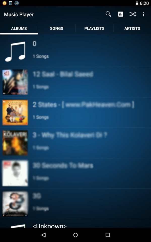 Axif Music Player screenshot 1