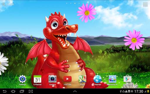 Cute Dragon Live Wallpaper screenshot 7