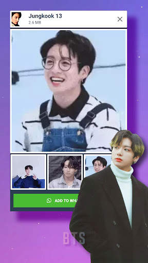 Jungkook BTS Animated Stickers screenshot 5