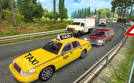 City Car Taxi Games 3D screenshot 2