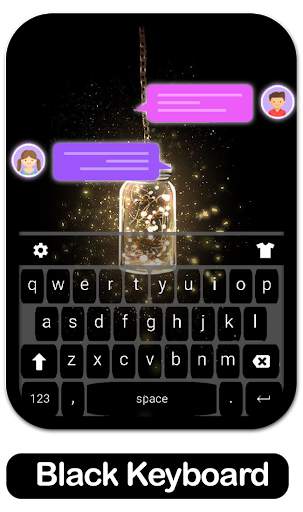 Black Keyboard for iphone 11 Keyboard screenshot 3