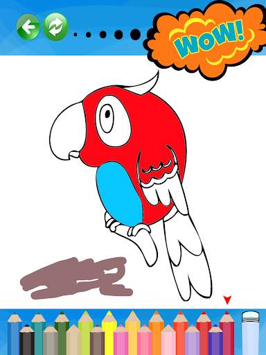 Birds Drawing and Coloring pag screenshot 2