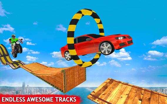 Car to Bike Games: Impossible Stunt Driving 2019 screenshot 5