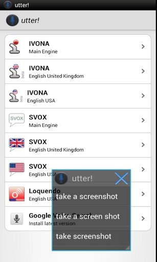 utter! Quick Launch screenshot 3