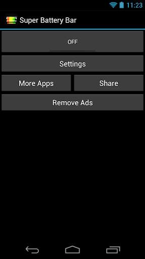 Super Battery Bar screenshot 1