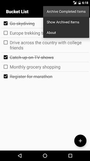 Simple Bucket List скриншот 7