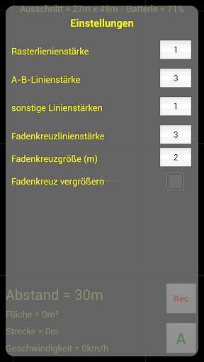 GPS Parallelfahrhilfe screenshot 7