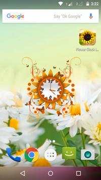Flower clock Live Wallpaper screenshot 5