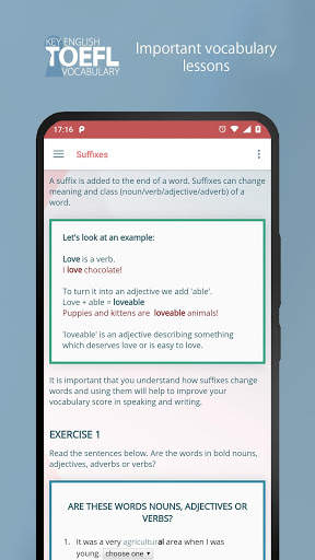 Key English | TOEFL Vocabulary screenshot 6
