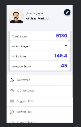 What's Up Cricket screenshot 1