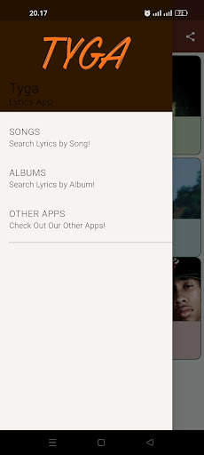 Tyga Lyrics screenshot 1