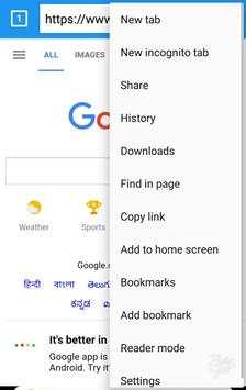 Loin Browser screenshot 2