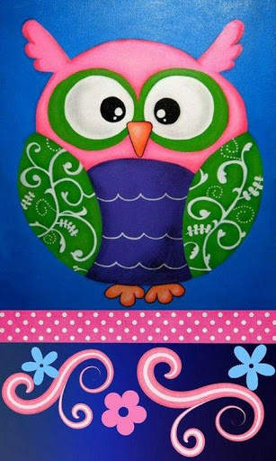 Funny Owl Wallpaper screenshot 2