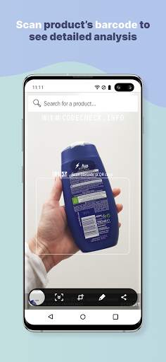 CodeCheck: Food & Cosmetic Product Scanner screenshot 3