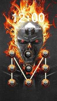 Screen Lock  Theme Skull screenshot 3