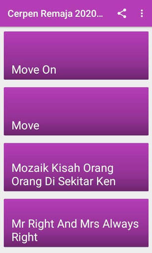 Cerpen Remaja 2020 Versi Offline 500 Cerpen Remaja screenshot 5