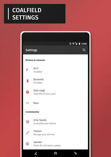 Coalfield Substratum Theme screenshot 2