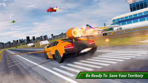 Flying Car Shooting- Real Car Flying Game screenshot 6