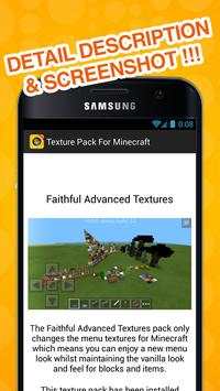 Texture Pack For Minecraft PE screenshot 3