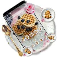 Waffles Breakfast Theme on 9Apps
