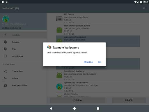 Gestore app di sistema screenshot 19