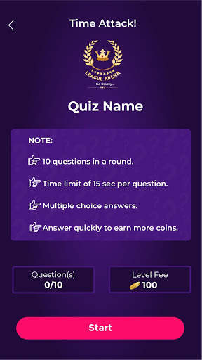 League Arena - Live free & trivia quiz | Win Cash screenshot 5