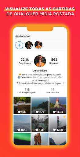 Ver Likes, Visualizador de Curtidas para Instagram screenshot 2