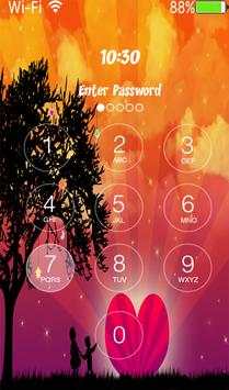 Love couple lock screen screenshot 1