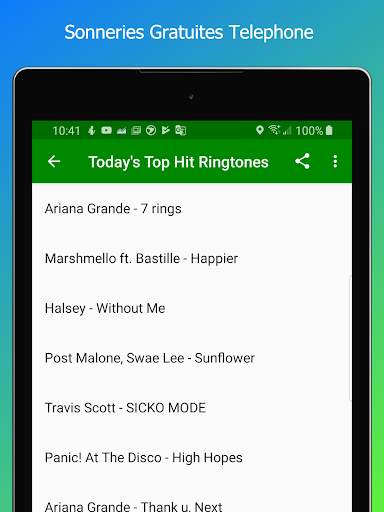 Today's Hit Ringtones screenshot 8