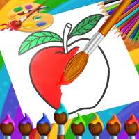 Fruit coloring Book Game : Painting & Drawing logo