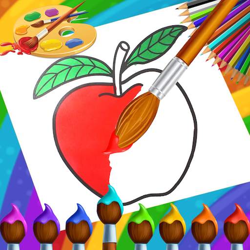 Fruit coloring Book Game : Painting & Drawing 1.0