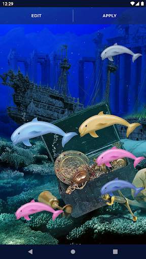 Dolphins Ocean Live Wallpaper screenshot 7