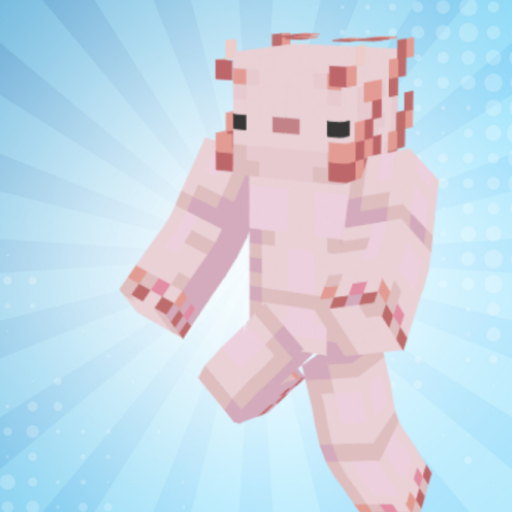Skin Axolotl for Mcpe icon